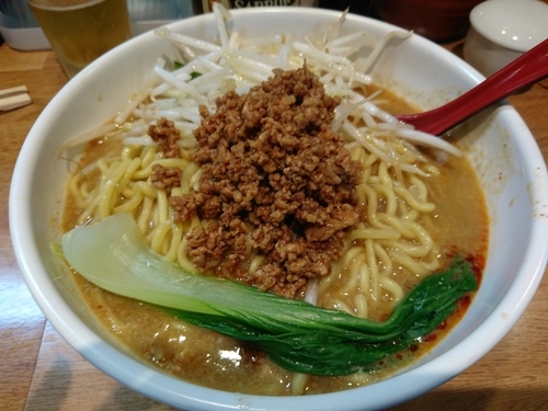「【限定】担々麺850円＋ライス100円」@味噌麺処 楓の写真