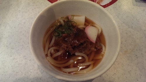 「肉うどん」@かっぱ寿司 アクロスプラザ若葉台店の写真