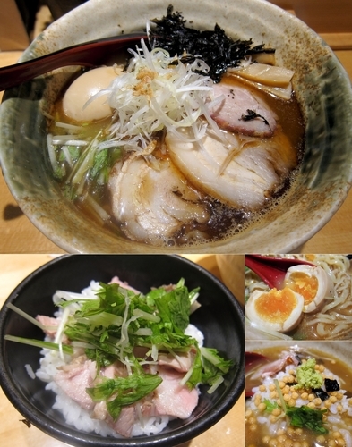 「得製焼きあご塩らー麺 1,000円 + ロース丼 300円」@焼きあご塩らー麺 たかはし 新宿本店の写真