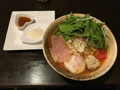 「とまとSOBA 1250円」@La らぁ麺 256 nicolの写真