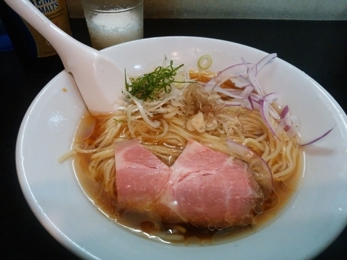 「冷やし中華そば＋ビール」@麺処 晴の写真