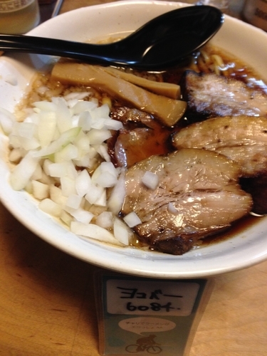 「肉そば」@いのうえの写真