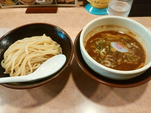 「つけ麺(中盛・250g)780円や→700円」@特級豚骨 中華そば湊生の写真