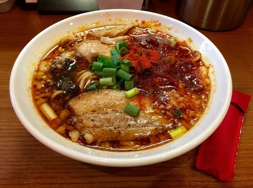 「辛口炙り肉ソバ『醤油』」@辛口炙り肉ソバ ひるドラ 鶴橋店の写真