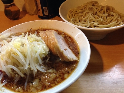 「「限定」つけ麺 彩」@豚星。の写真