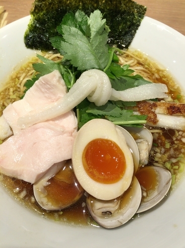 「蛤SOBA」@むぎとオリーブ さいたま新都心店の写真