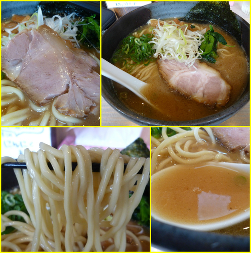 「鐙らあめん（太麺、大盛り無料）¥710」@麺や鐙壱番の写真