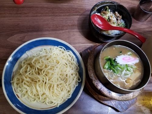 「石焼ドロつけ麺&チャーマヨ丼」@麺場五代目の写真