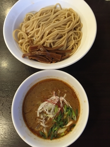 「辛つけ麺 830円」@らーめんONEの写真