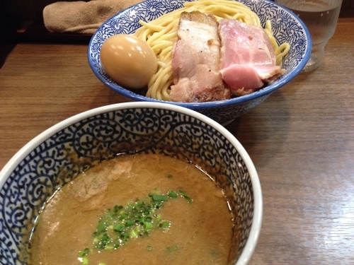 「「限定」太刀魚つけ麺 + 味玉」@煮干しつけ麺 宮元の写真
