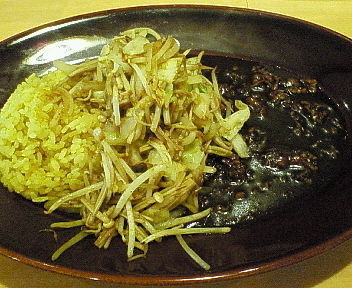 「ビーフ野菜炒めカレー　１０００円」@みぼうじんカレーの写真