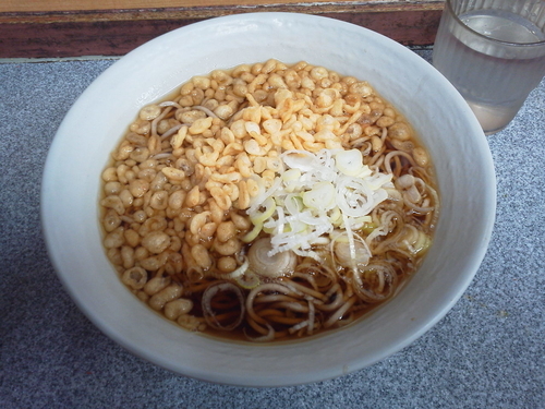 「たぬきそば 350円」@道中そば 五反田店の写真