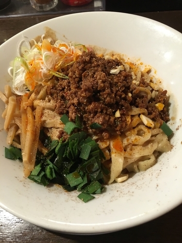 「汁なし胡麻そば 750円」@立ち呑み居酒屋 金町製麺の写真