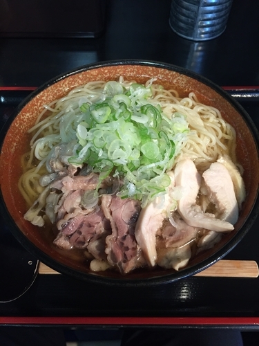 「冷たい鳥中華  大  750円」@肉そば藤七の写真