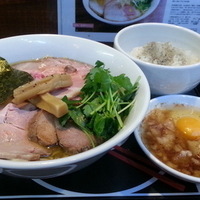 チャーシュー煮干しラーメン+大盛り+他