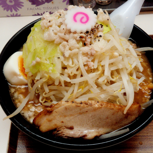 「ごじ麺（醤油）（アブラ・ニンニク少し）　700円」@らーめん・つけめん 満帆 太田本店の写真