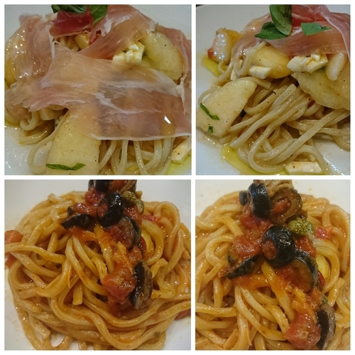 「【気まぐれ限定】アキラ式パスタ（2種）」@ラーメンアキラの写真