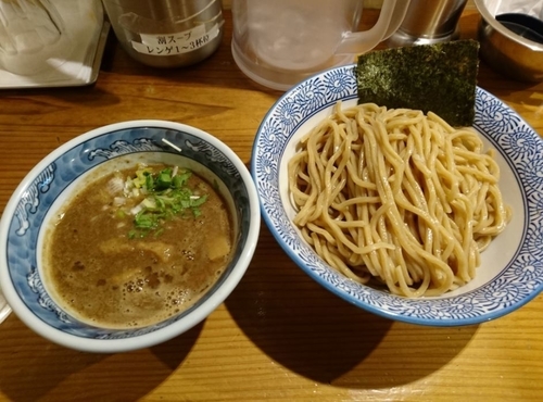 「濃厚つけ麺800円　大盛り50円」@道玄坂マンモスの写真