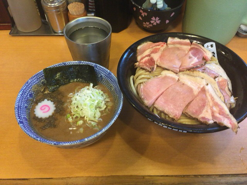 「チャーシューつけそば（中）」@中華蕎麦 とみ田の写真