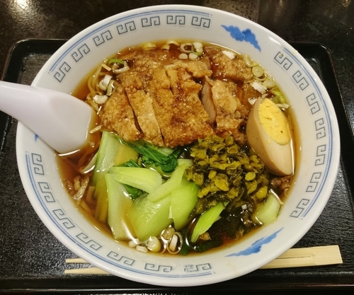 「排骨麺 850円」@台湾客家料理 新竹の写真