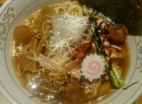 「冷やしラーメン（限定）」@中華そば 勝本の写真