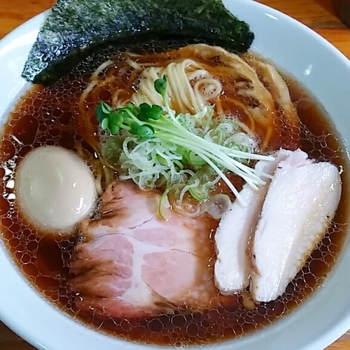 「【本日限定】生揚げ醤油そば 豚ver. 850円」@麺屋 むじゃきの写真