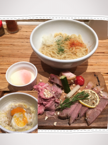 「(夜限定) プラチナ油そば＋追飯1150円」@NOODLE STOCK 鶴おかの写真