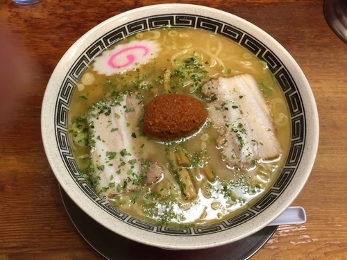 「からみそラーメン 大盛り」@龍上海 新横浜ラーメン博物館店の写真