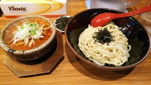 「旨辛肉野菜つけ麺」@麺屋 多伊夢の写真