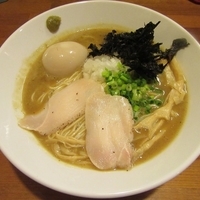 煮干そば（７５０円）＋味玉１００円