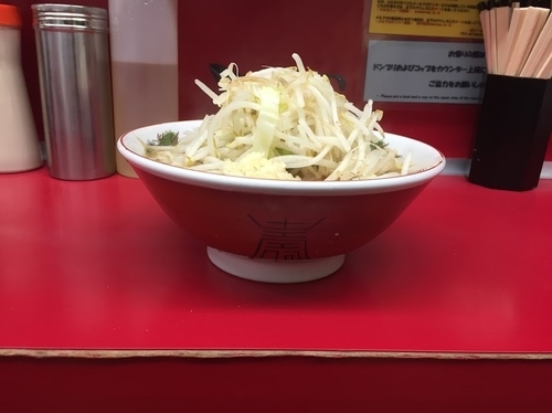 「ラーメン豚2枚 野菜ニンニク」@ラーメン二郎 湘南藤沢店の写真