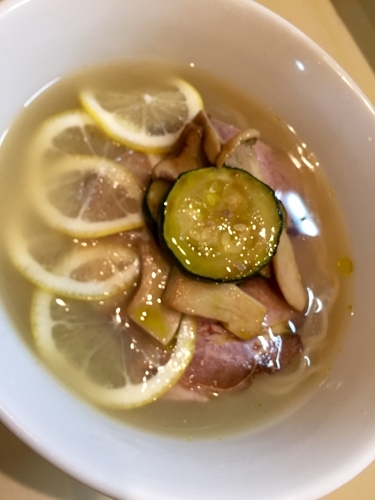 「【限定】 冷たいレモンらーめん ￥700」@らーめん コッコの写真