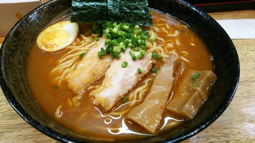 「安曇野みそラーメン 大盛」@信州らーめん 安曇野の写真