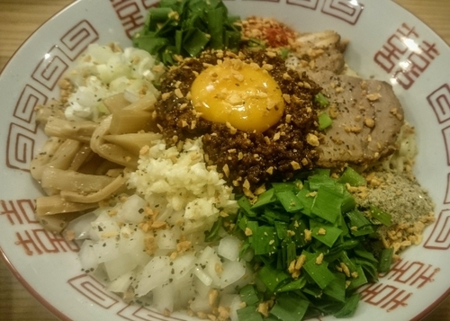 「スタミナ（限定）」@煮干そば 流。の写真