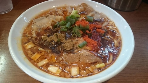 「辛口炙り肉ソバ「醤油」」@辛口炙り肉ソバ ひるドラ 鶴橋店の写真