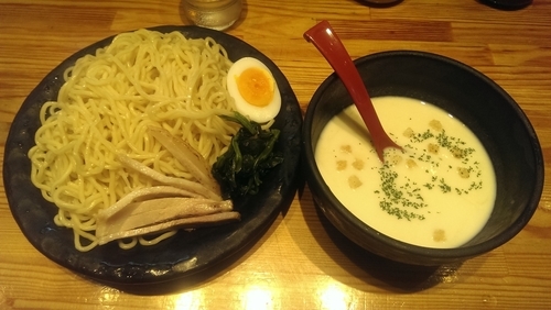 「限定つけ麺(シノワーズ風)、大盛」@らーめん 大桜 向ヶ丘遊園店の写真