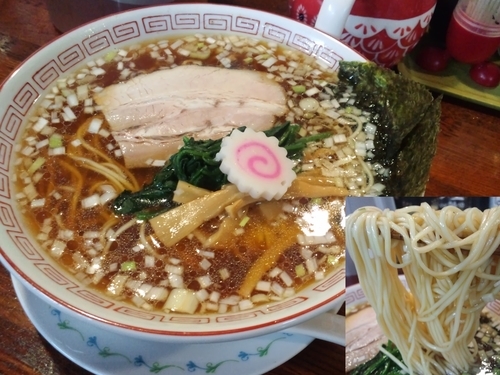 「昔ながらの中華そば680円」@麺酒処 ふくろうの写真