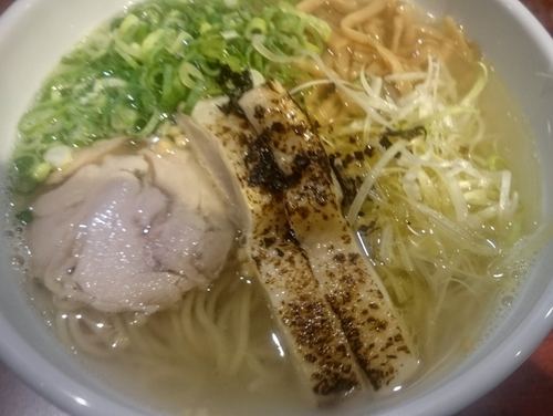 「塩かけ＋セットＡ」@鶏だし中華そば かね壱 KANEICHIの写真