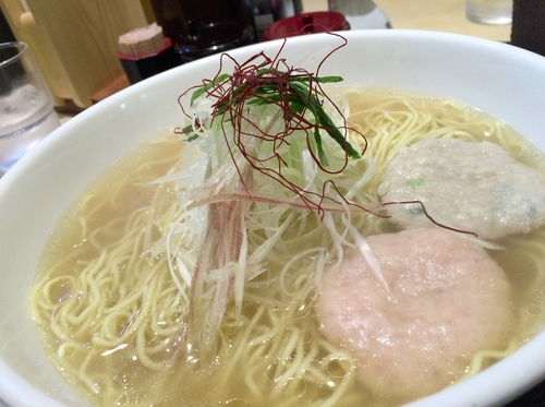 「あら炊き塩らぁめん へしこおにぎり付き 980円」@麺屋 海神 池袋店の写真