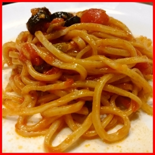 「【気まぐれ限定】アキラ式娼婦風パスタ」@ラーメンアキラの写真