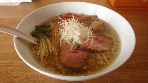 「塩ラーメン」@湖麺屋 Reel Cafeの写真