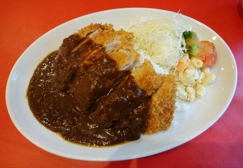 「ポークロースカツカレー 1300円」@ビストロ福昇亭の写真