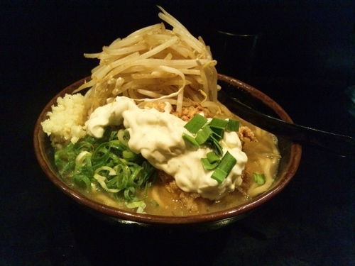 「ぬーどる（770）+野菜マシ（50）」@江戸川ヌードル 悪代官の写真