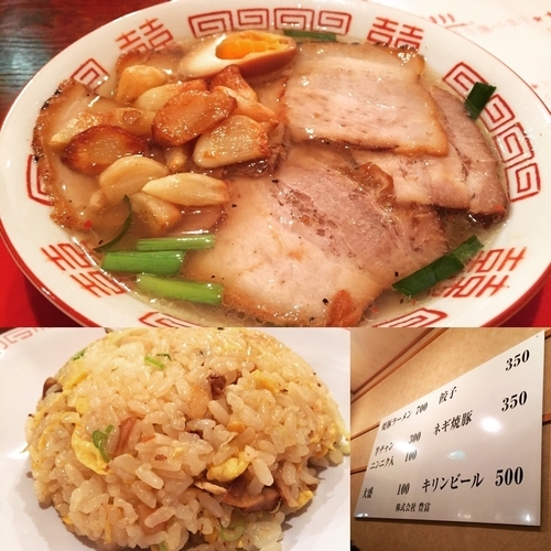 「焼豚ラーメン ニンニク入り」@焼豚ラーメン 三條の写真
