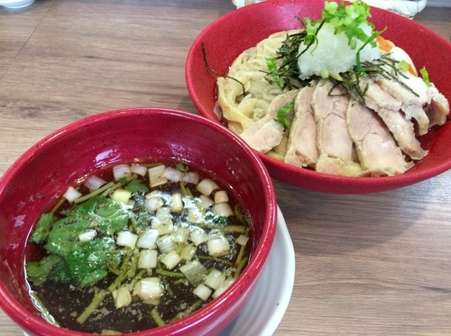 「秋刀魚節淡麗つけSOBA ９５０円+特製チャーハン ５００円」@麺家 Shumen Doushiの写真