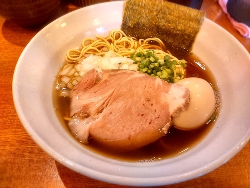 「煮干そば700円+味玉100円」@麺屋 烈の写真