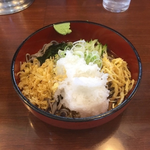 「冷やし おろし そば」@そば処 ながみの写真
