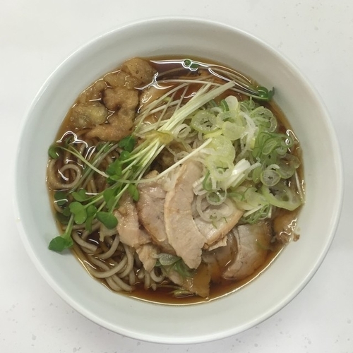 「肉そば￥420」@深大寺門前そばの写真