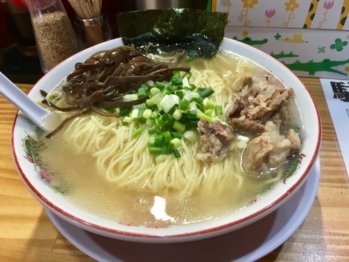 「塩らーめん 大盛 ¥750」@博多長浜らーめん 天軒の写真