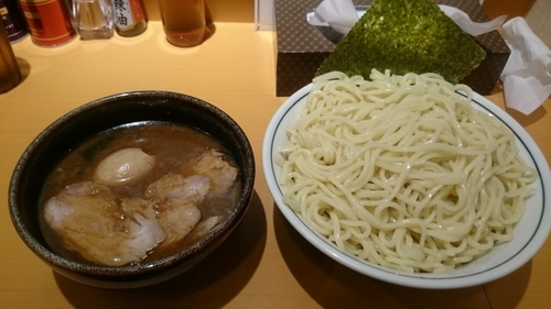 「得つけ麺、大盛り（２玉）」@らーめん文蔵の写真